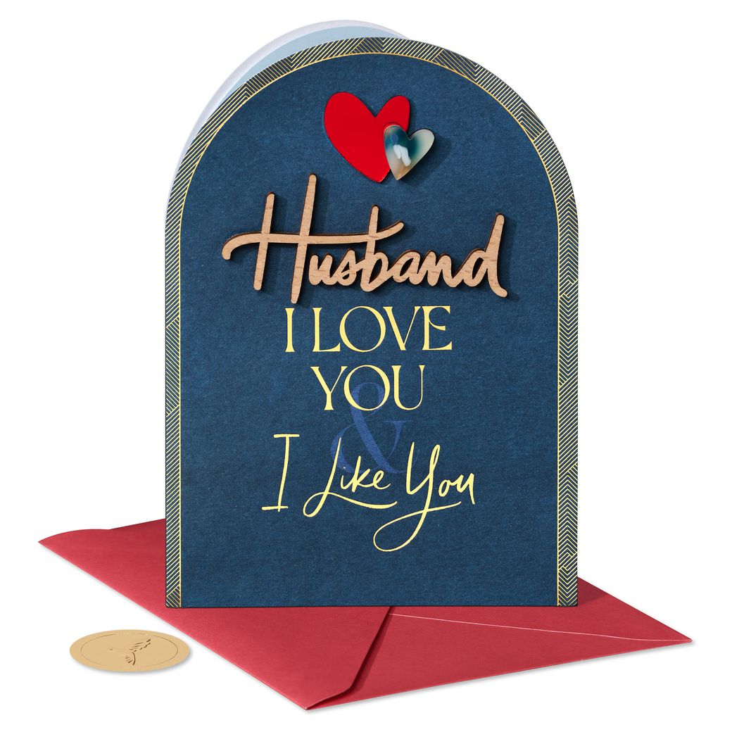 Being With You Valentine's Day Greeting Card for Husband