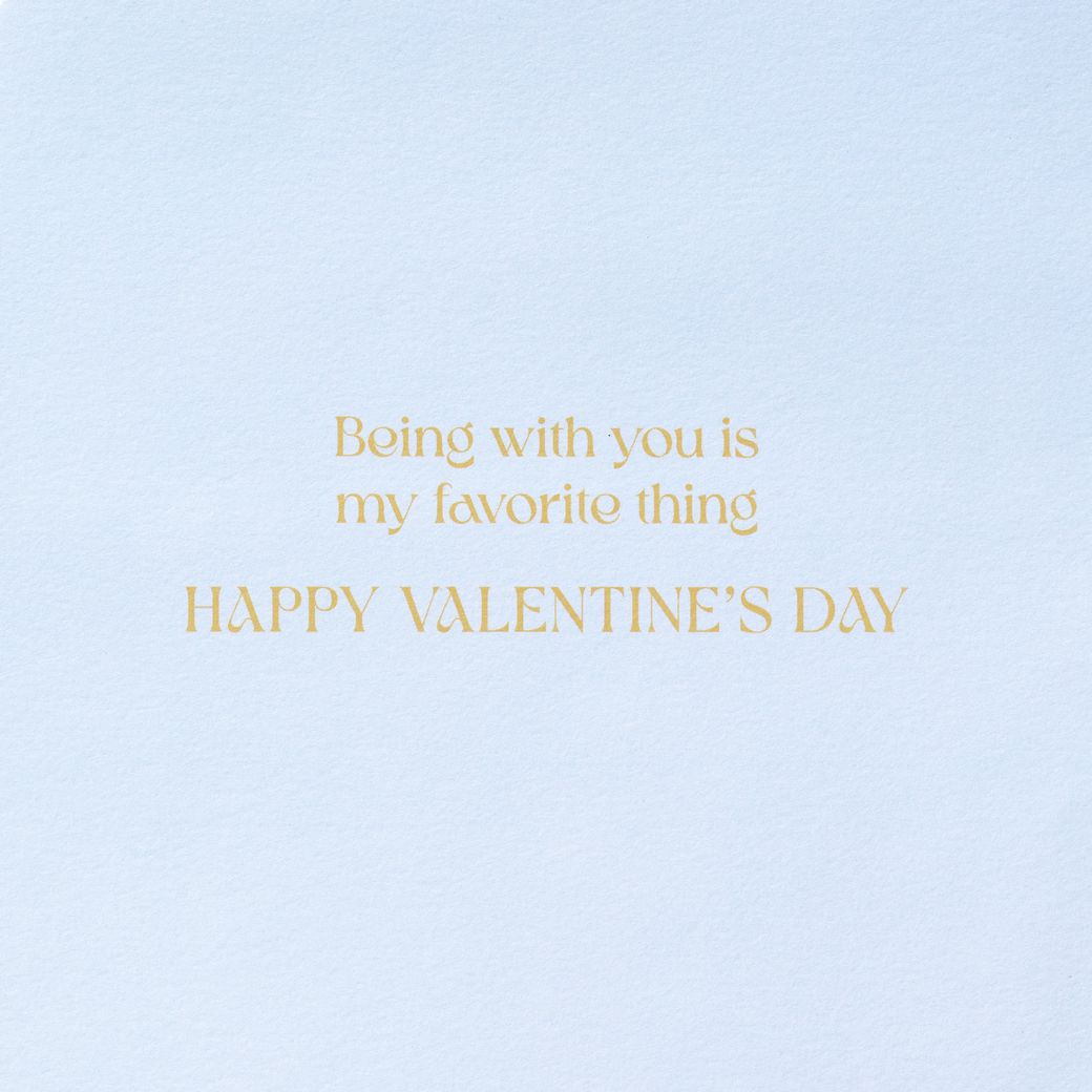 Being With You Valentine's Day Greeting Card for Husband