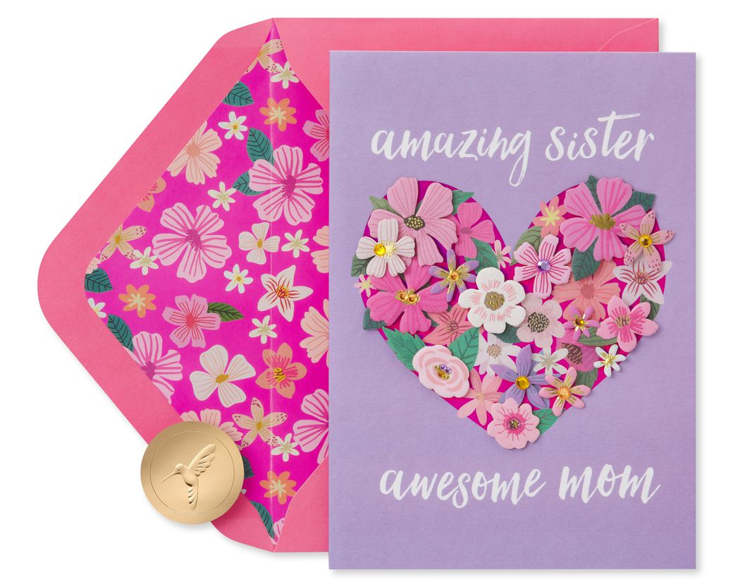 Wonderful Person Mother's Day Greeting Card for Sister Image 1