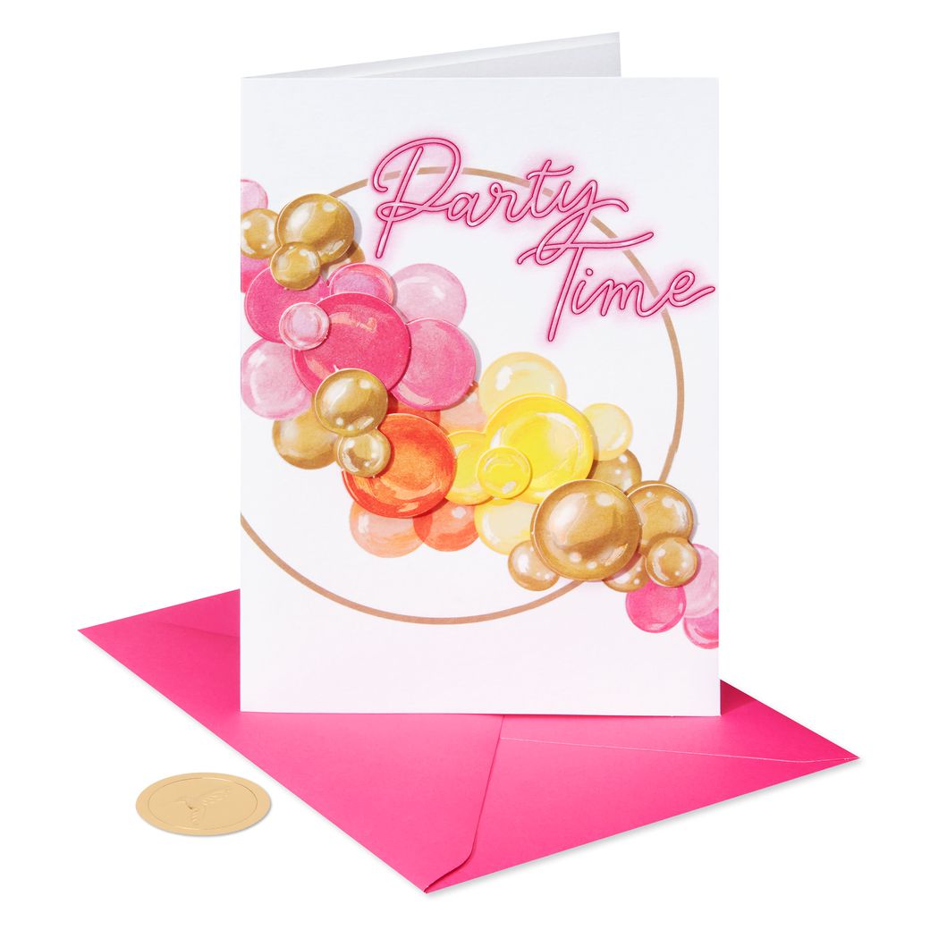 Celebrate and Enjoy Birthday Greeting Card