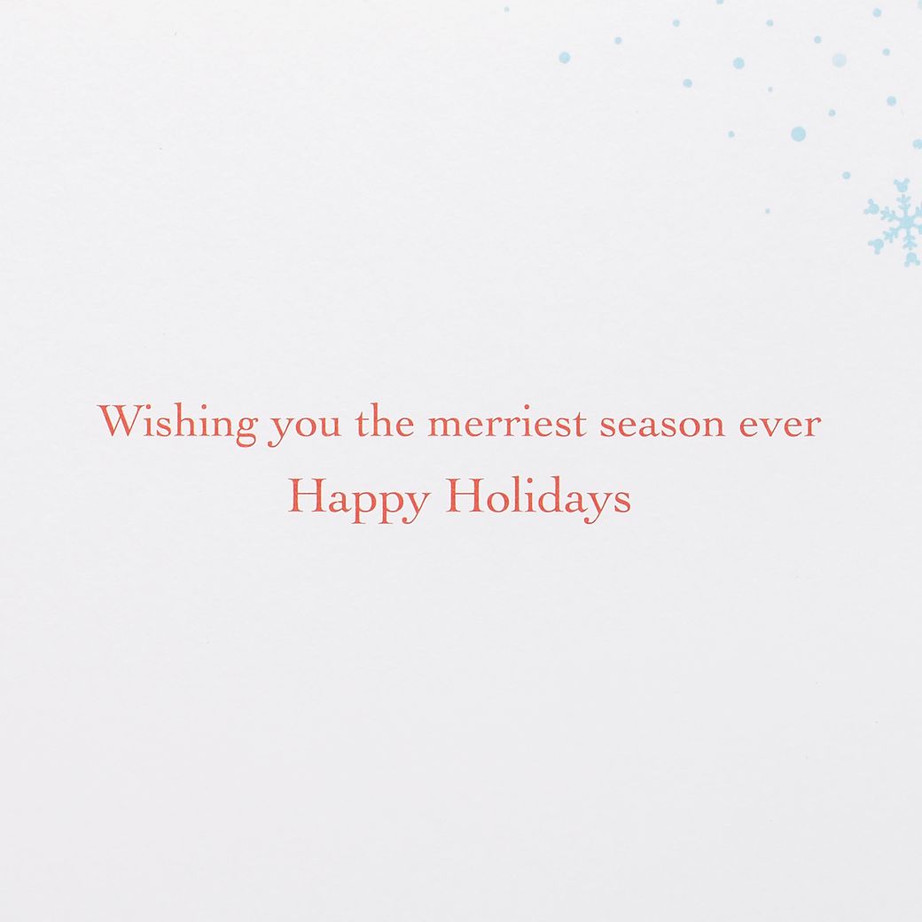 Merriest Season Ever Disney Christmas Greeting Card Image 3