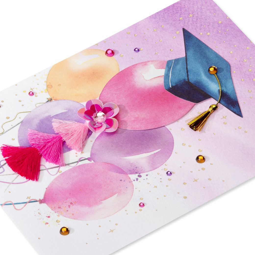 Fancy Hat Graduation Greeting Card Image 5