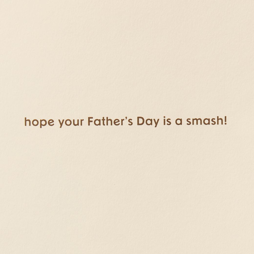 A Smash Fathers Day Greeting Card Image 3