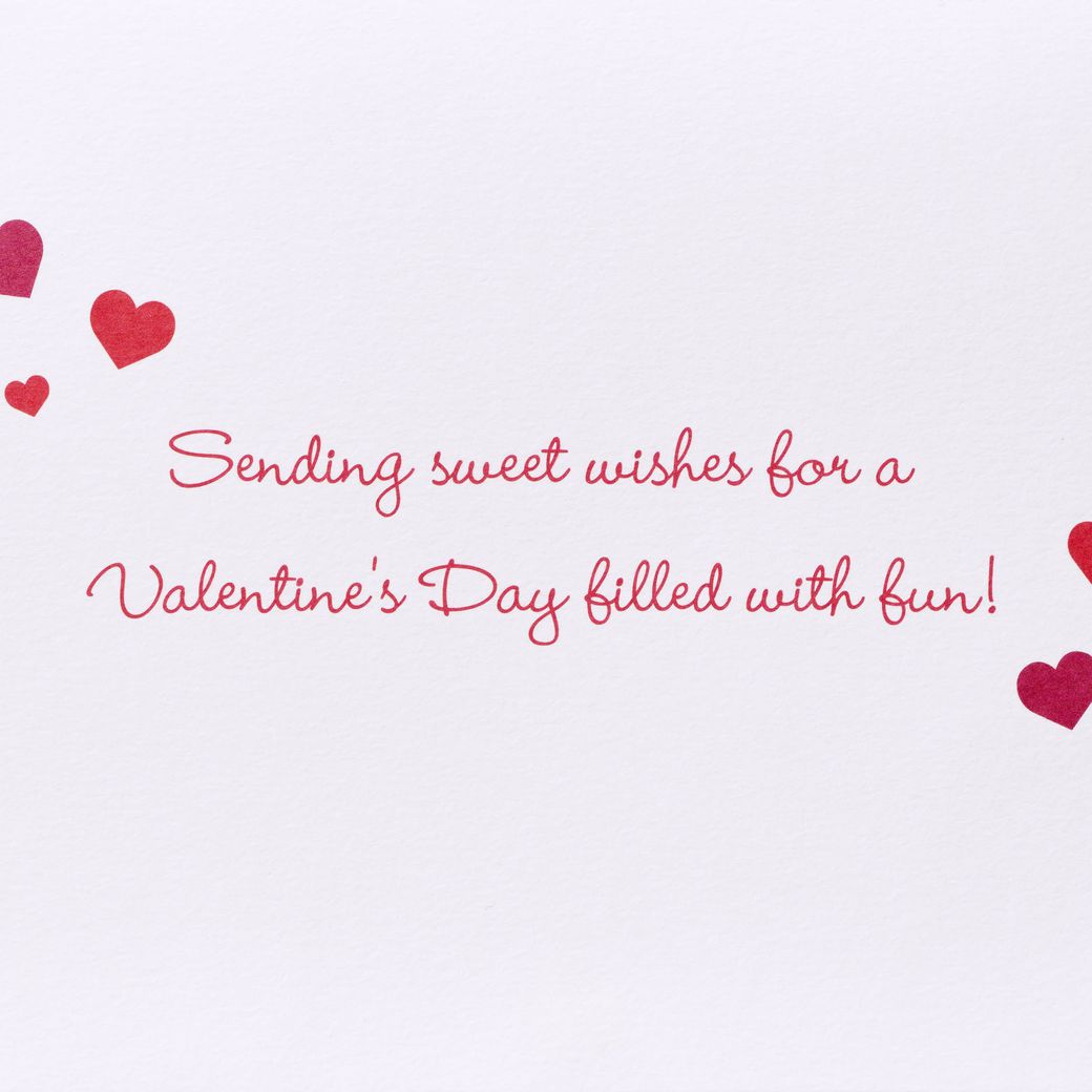 Filled With Fun Valentine's Day Greeting Card for Kids