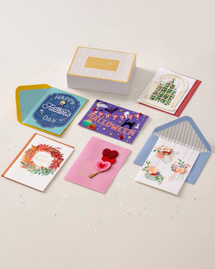 All Holiday Card Assortment with Decorative Box, 6-Count 