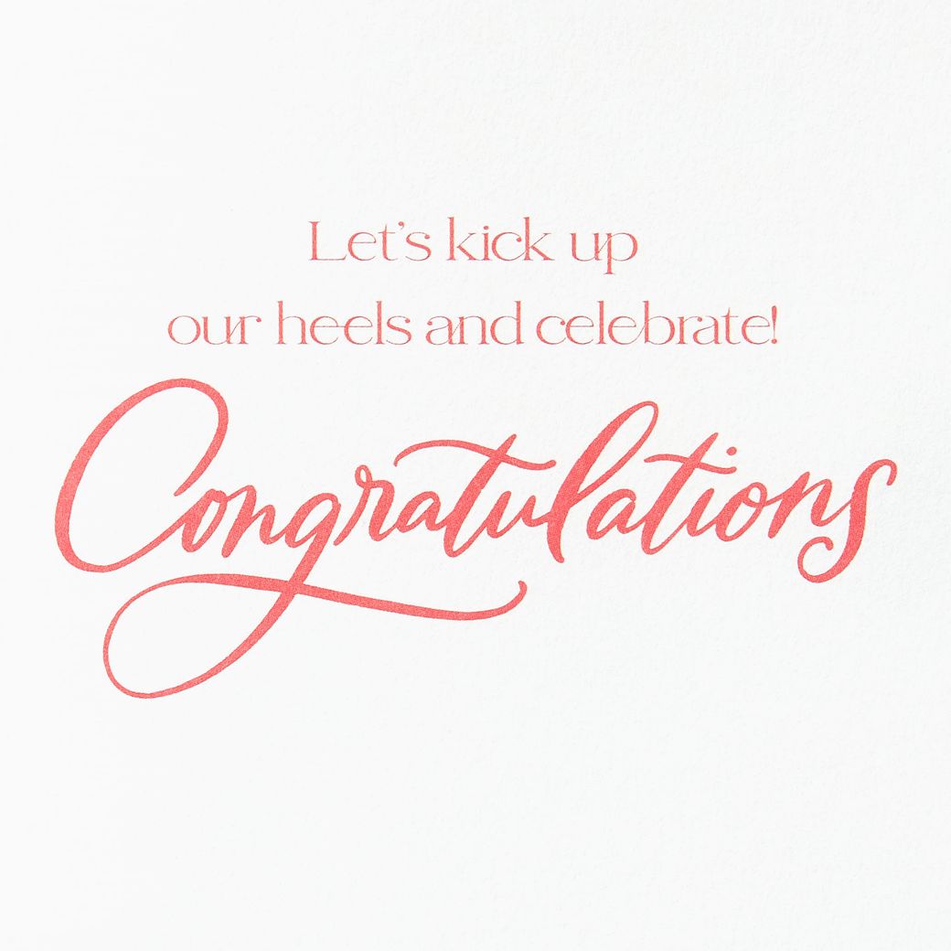 Let's Celebrate Wedding Greeting Card