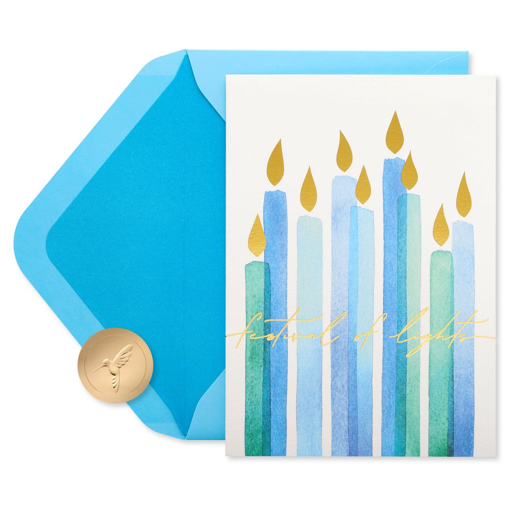 Festival of Lights Hanukkah Greeting Card Image 1