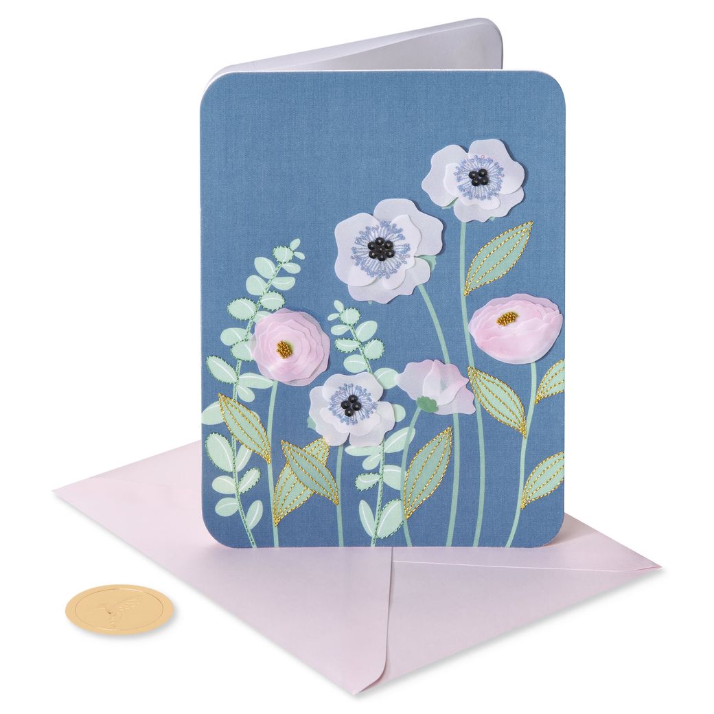 Poppy Flowers Blank Greeting Card Image 4