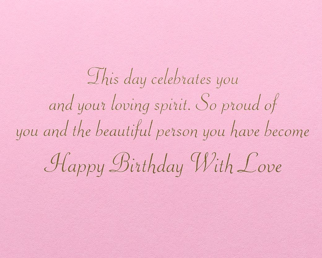 Loving Spirit Birthday Greeting Card for Daughter Image 3