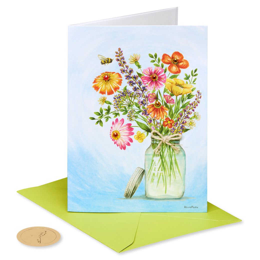 Sending You Hugs Birthday Greeting Card for Her - Designed by Bella Pilar Image 4
