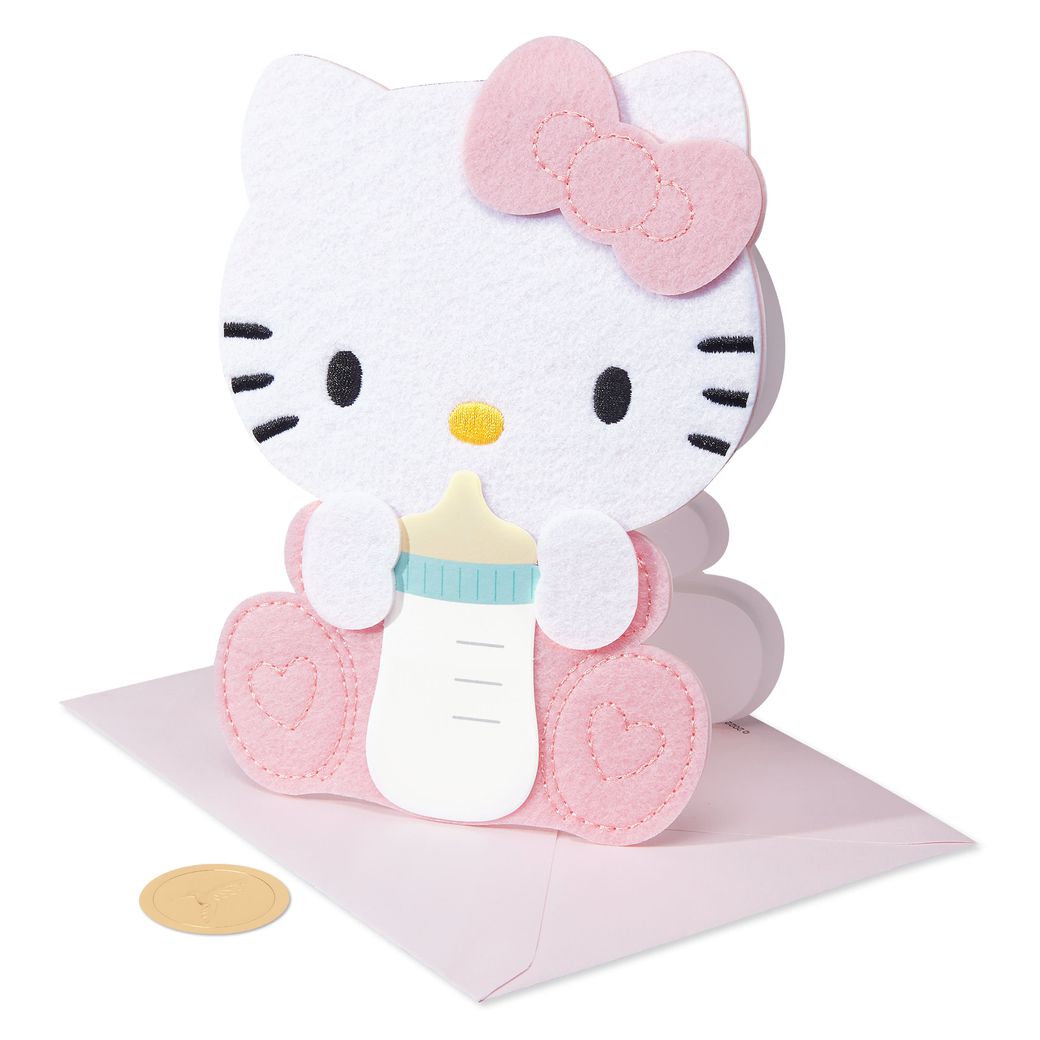 Sweet Moments To Come Hello Kitty Baby Shower Greeting Card