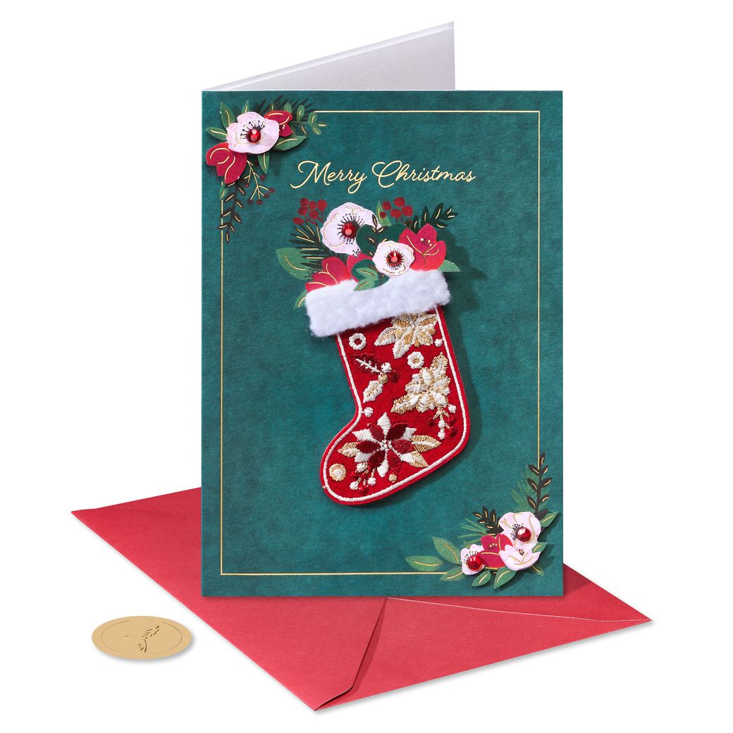 Wonderful Holiday Christmas Greeting Card