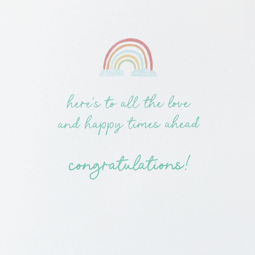 Happy Times Ahead Baby Shower Greeting Card