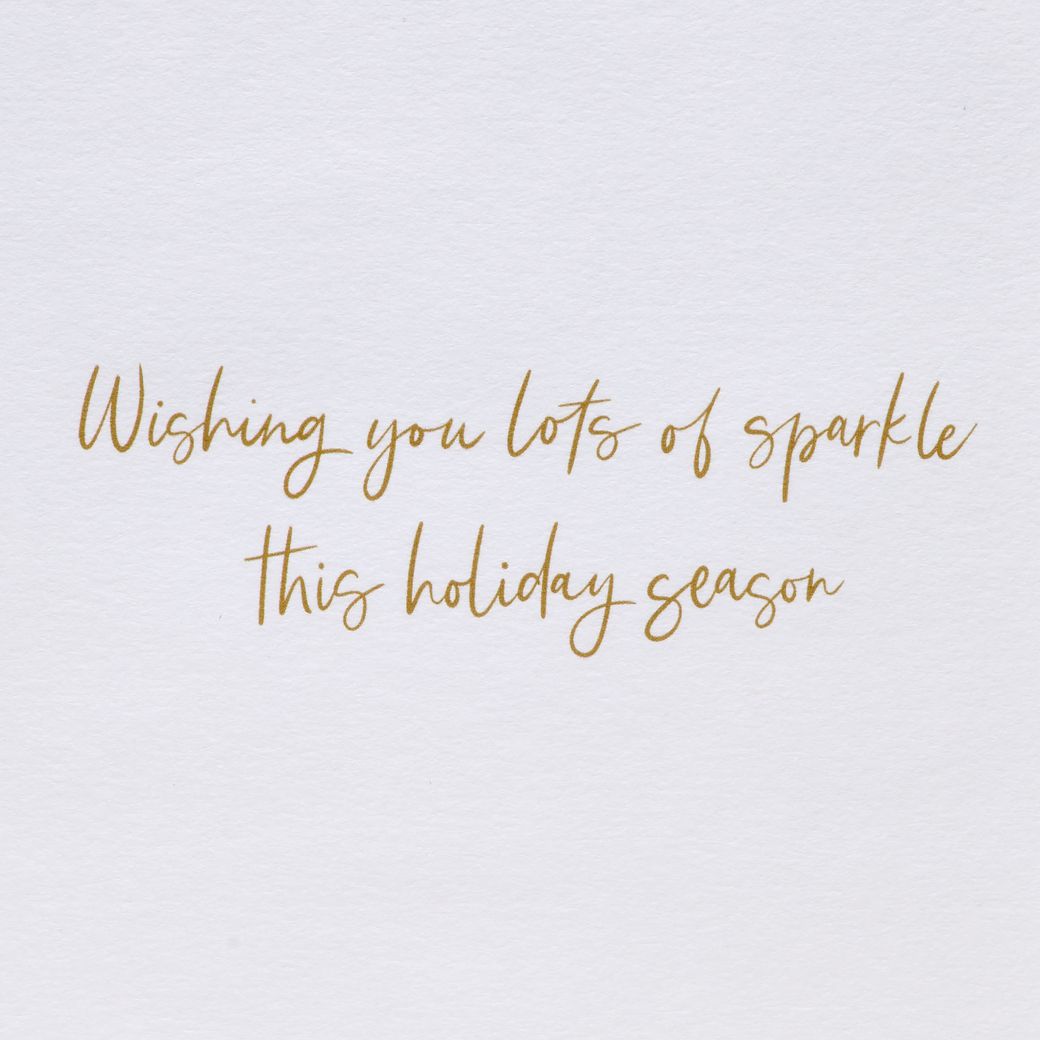 Lots of Sparkle Christmas Greeting Card