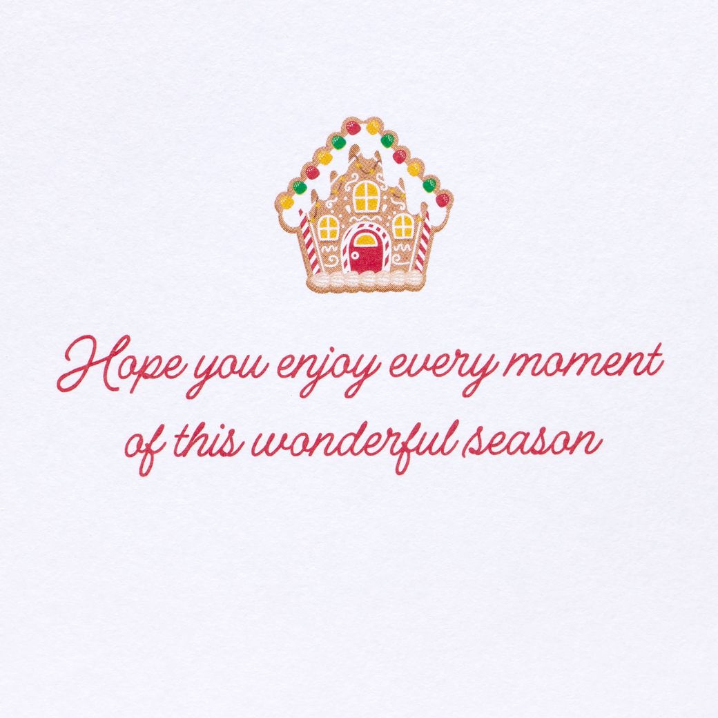 Enjoy Every Moment Hello Kitty Christmas Greeting Card