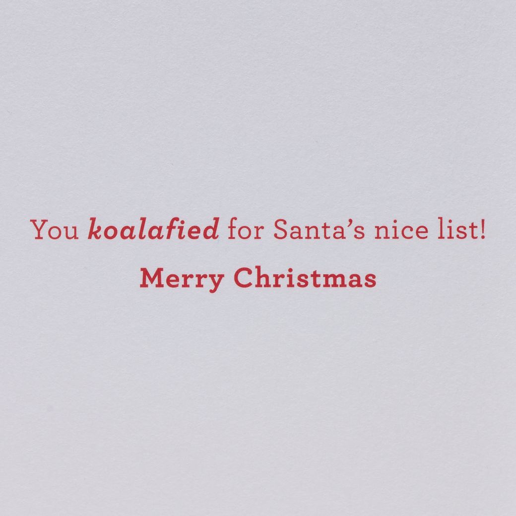 Nice List Christmas Greeting Card