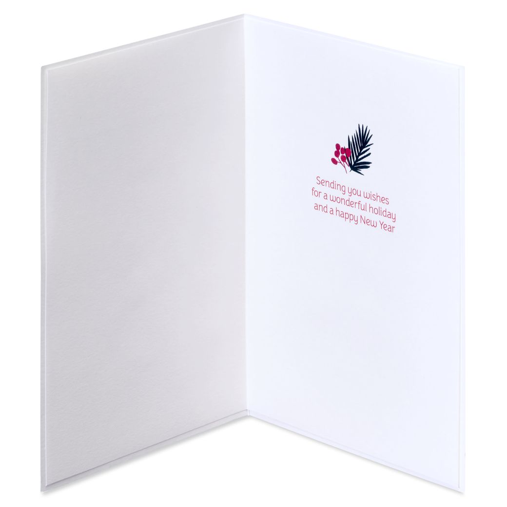 Wonderful Holiday Christmas Greeting Card