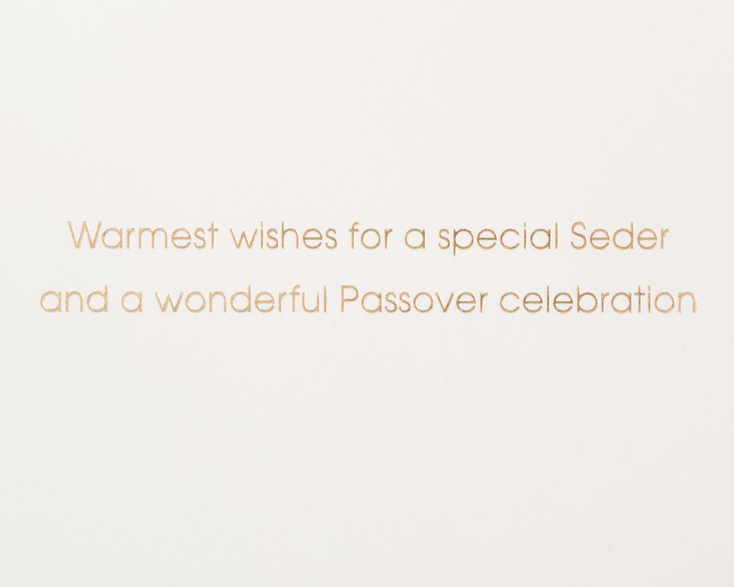 Warmest Wishes Passover Greeting Card Image 3