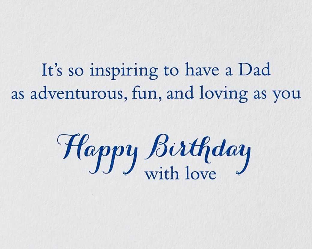 Inspiring Birthday Greeting Card for Dad Image 3