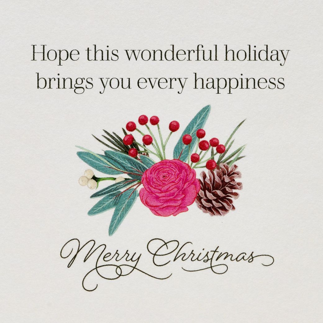 Every Happiness Christmas Greeting Card 