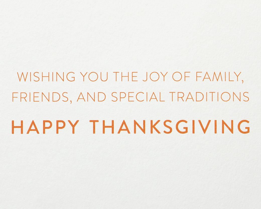 Blessed Happy Thanksgiving Greeting Card Image 3