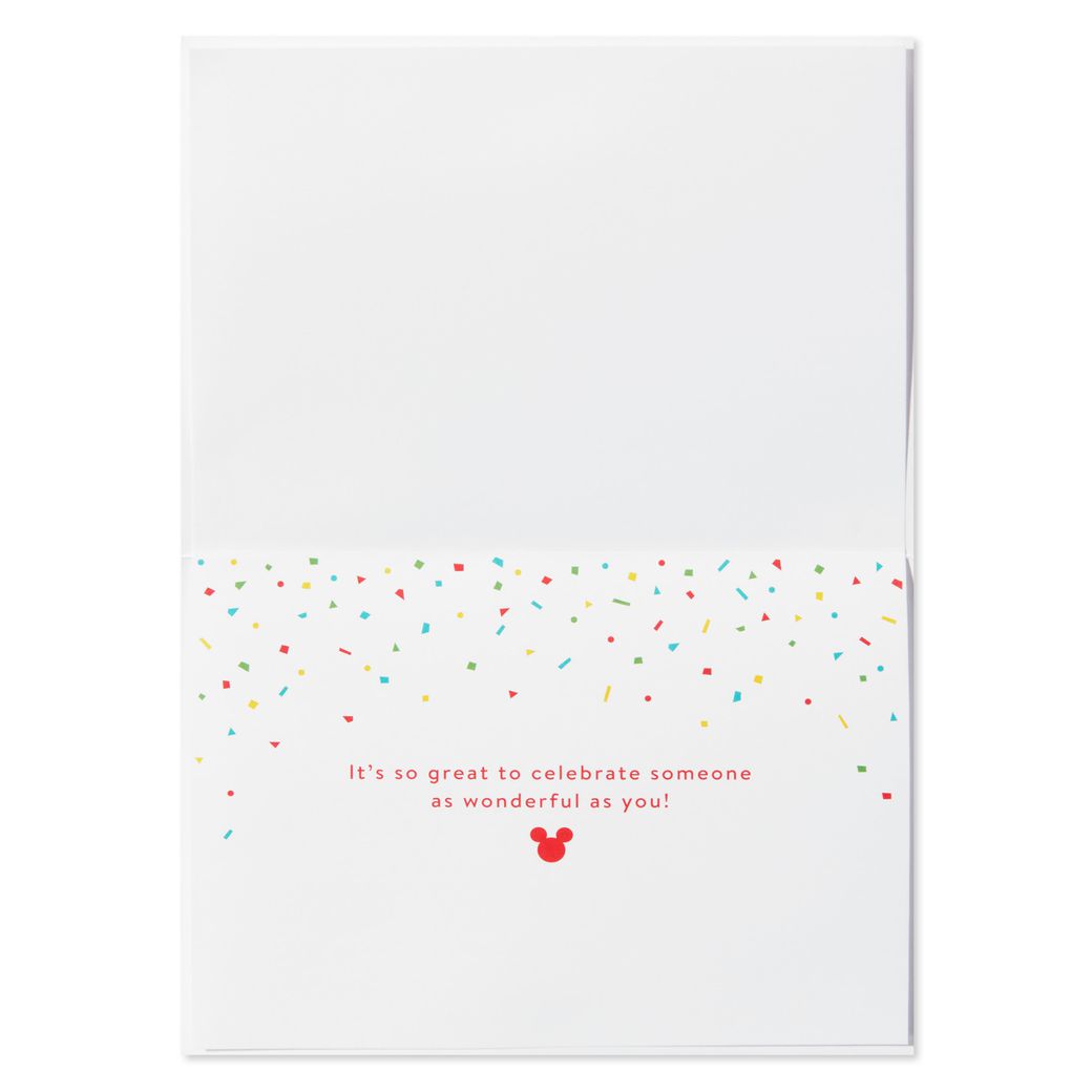 As Wonderful As You Mickey and Minnie Mouse Birthday Greeting Card