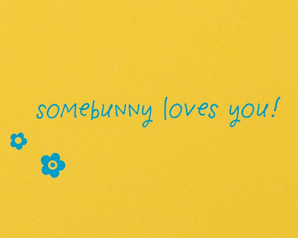 Somebunny Loves You Easter Greeting Card Image 3