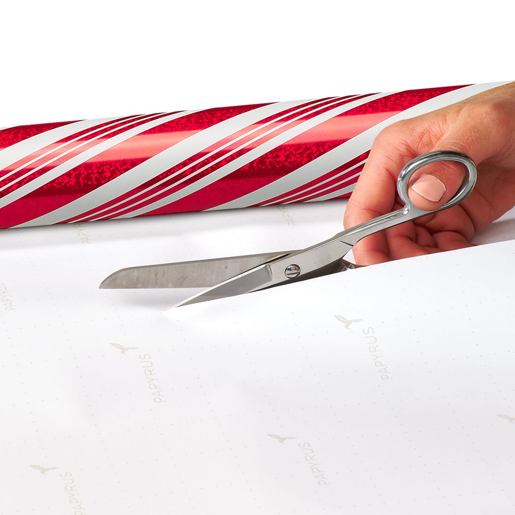 Candy Canes, Red + White Stripes, Hot Cocoa + Treats Holiday Wrapping Paper  Rolls, 3 Rolls - Papyrus