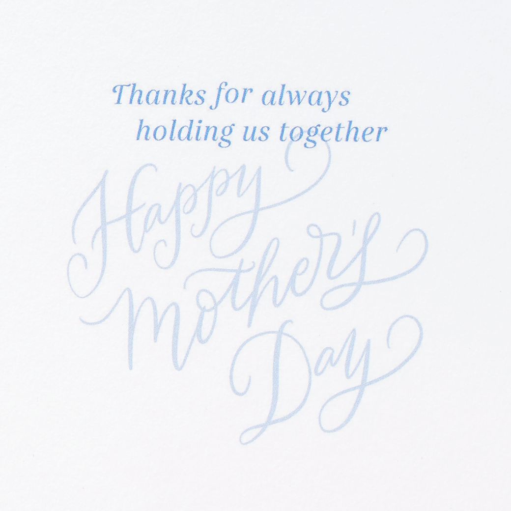 Holding Us Together Mothers Day Greeting Card for Grandma Image 3