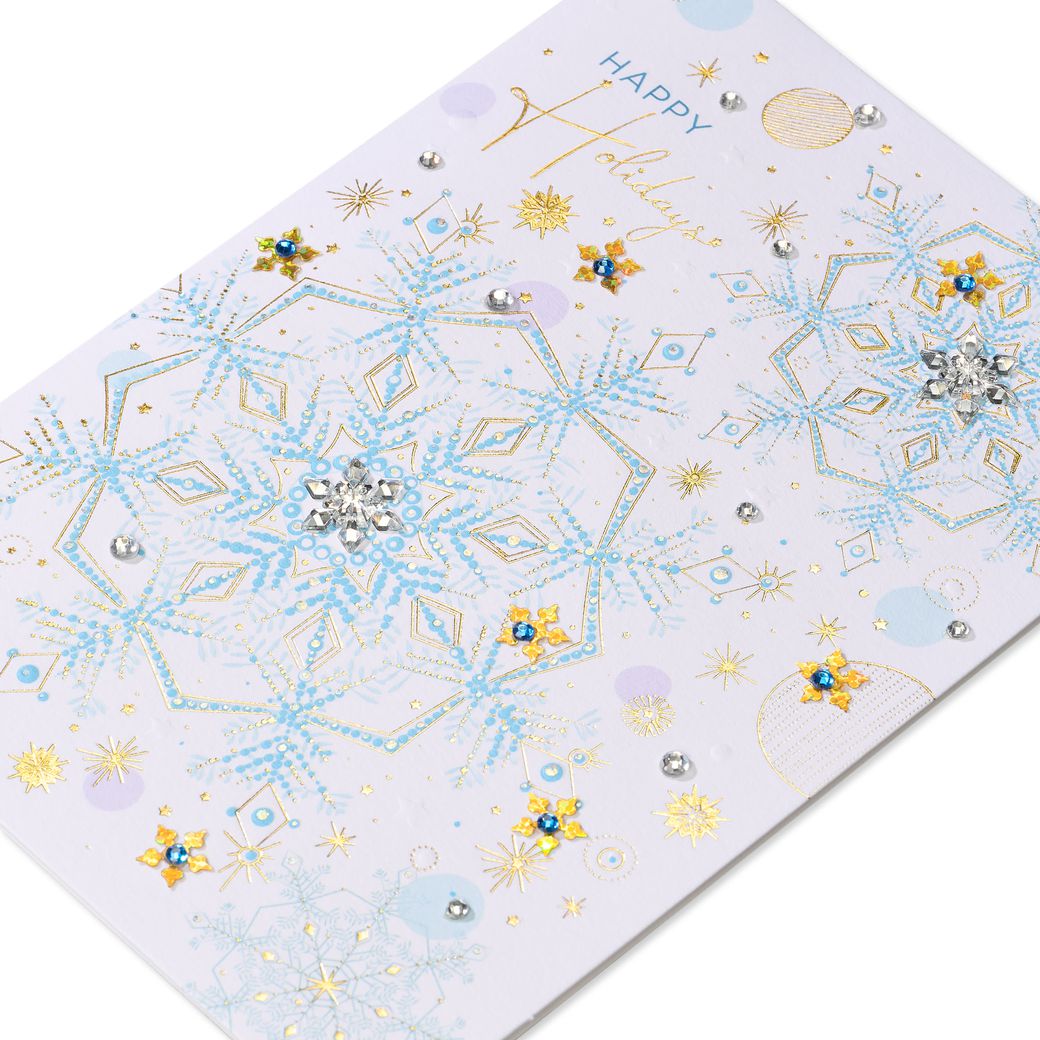 Sparkles and Shines Religious Christmas Greeting Card - Designed by Turnowsky 