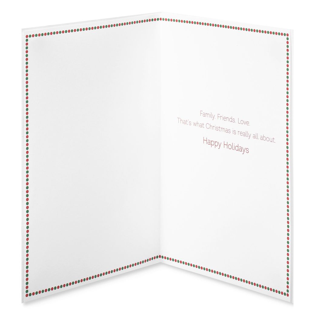 Family, Friends, Love Christmas Greeting Card Image 2