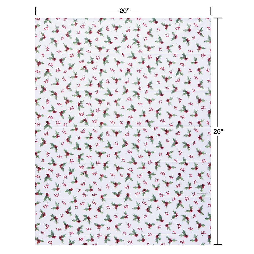 Deck the Halls Holiday Tissue Paper, 18 Sheets Image 4