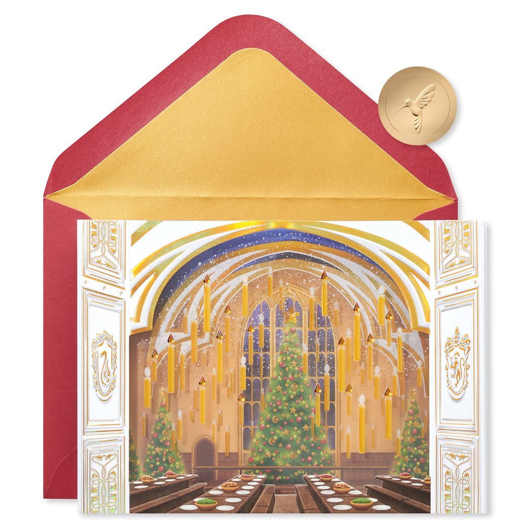 Most Festive Yule Season Harry Potter Christmas Greeting Card Image 1