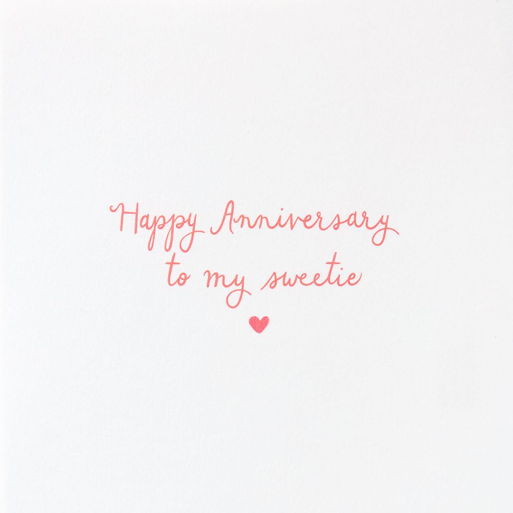 My Sweetie Heart Anniversary Greeting Card