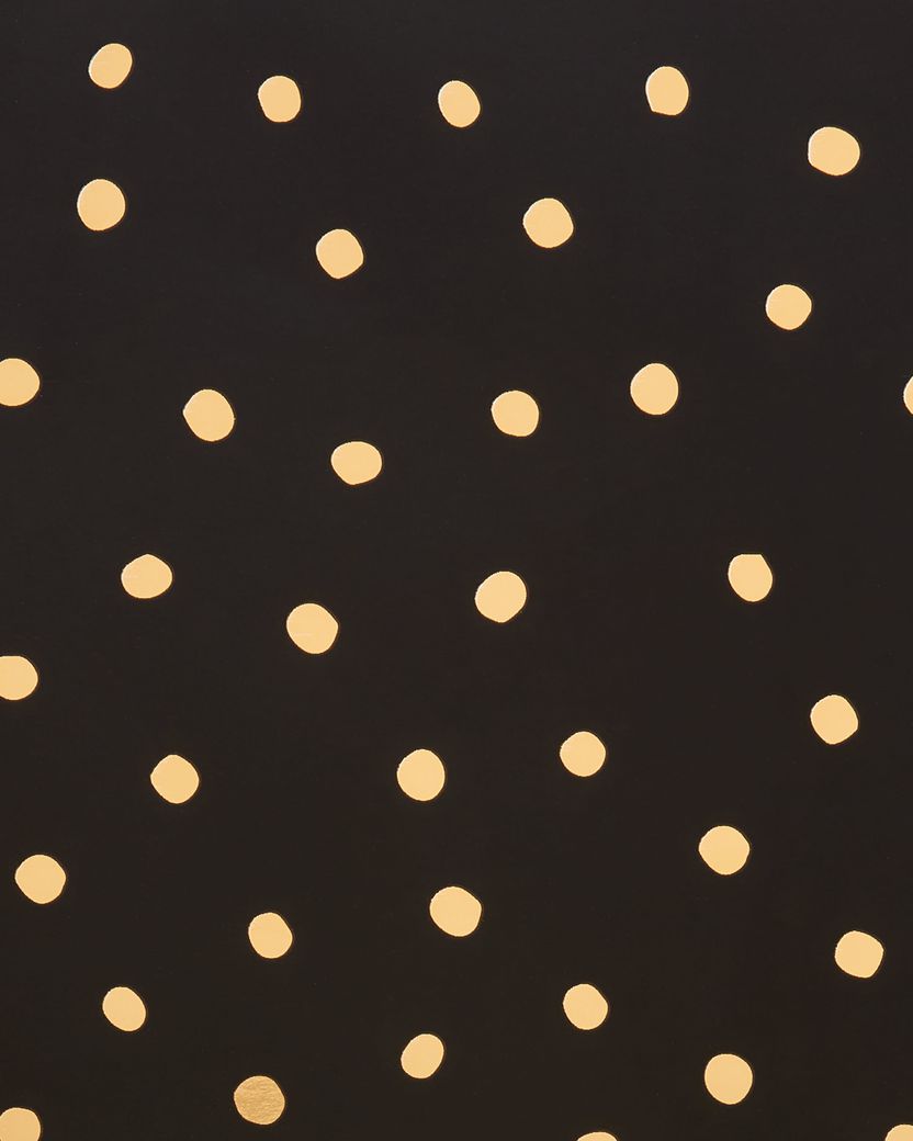 Black + Gold Dots, Joy, Stars Holiday Wrapping Paper Rolls, 3 Rolls -  Papyrus