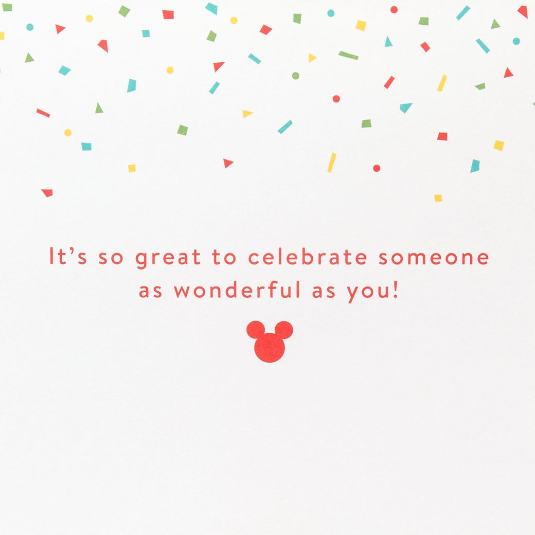 As Wonderful As You Mickey and Minnie Mouse Birthday Greeting Card