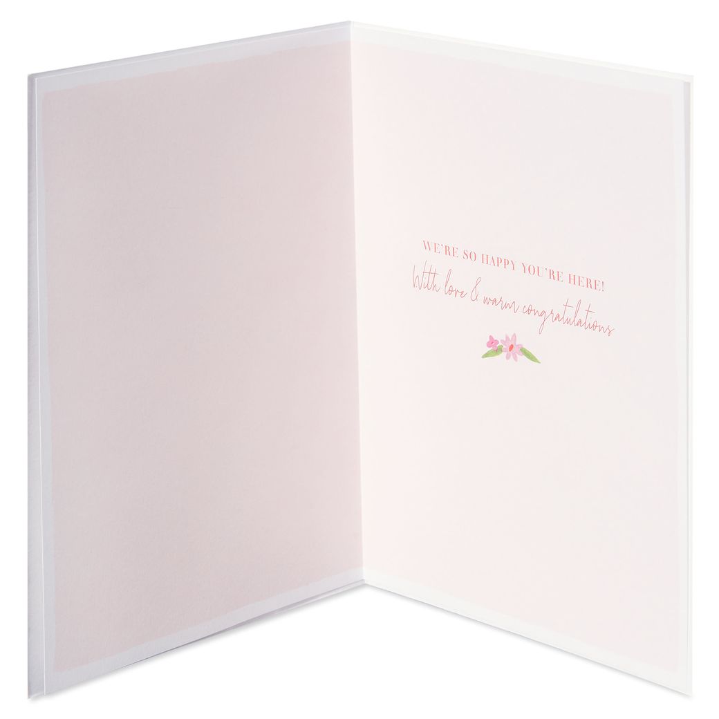 So Happy You're Here Baby Shower Greeting Card