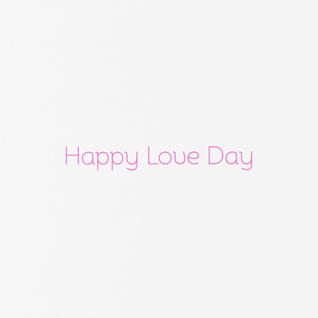 Happy Love Day Valentine's Day Greeting Card