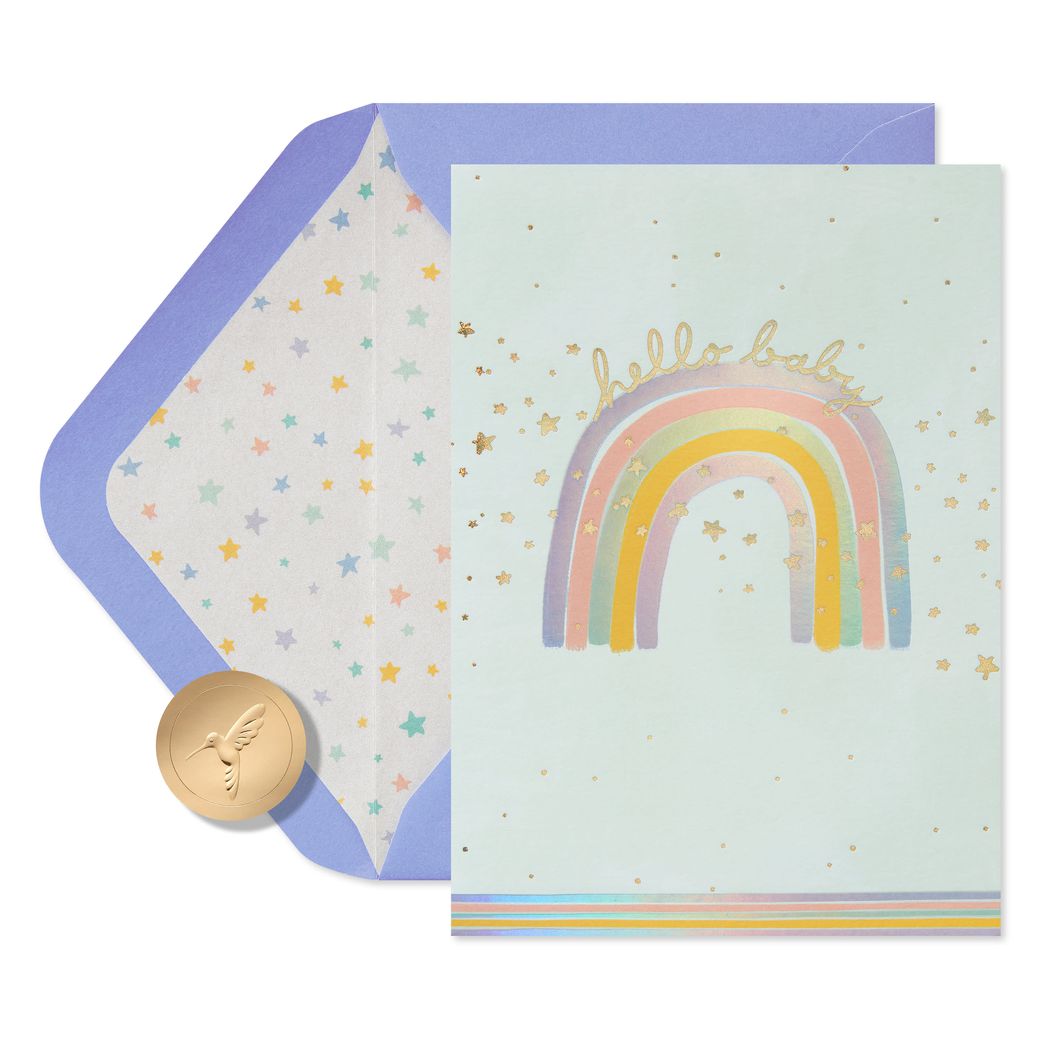 Sweet Little One Baby Shower Greeting Card