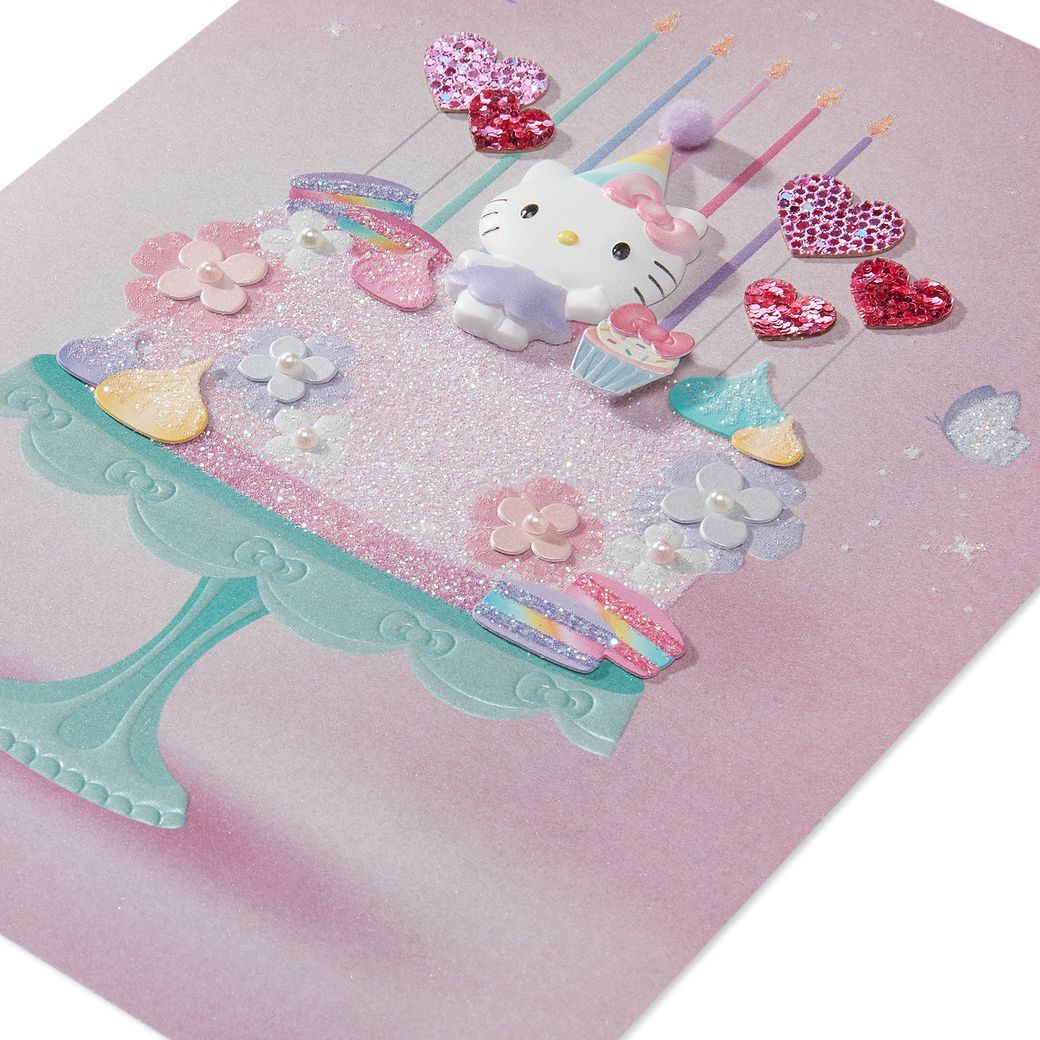 Sweet & Wonderful Hello Kitty Birthday Greeting Card