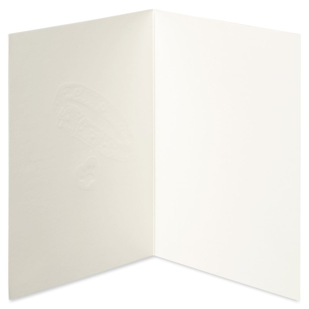 Paw Prints on Our Hearts Blank Pet Sympathy Greeting Card Image 2