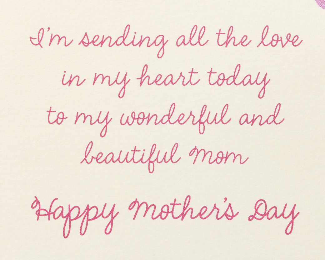 Sending All The Love Mother's Day Greeting Card Image 3