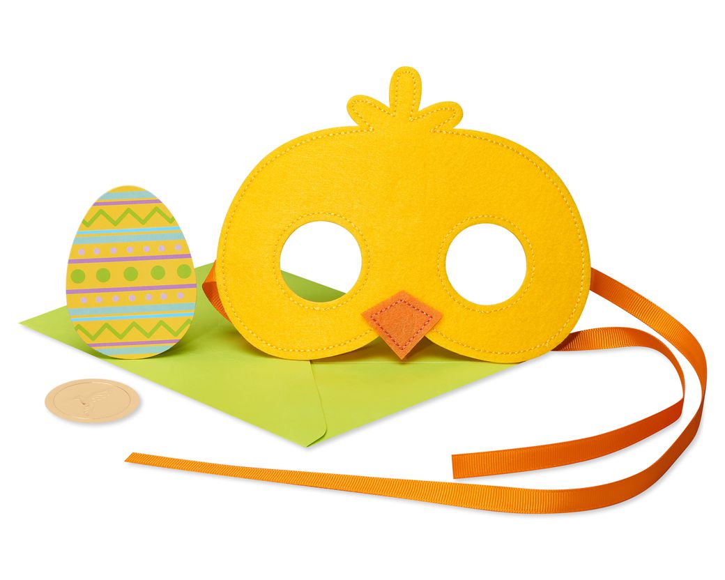 Dress Up Your Easter Greeting Card for with Mask Image 4