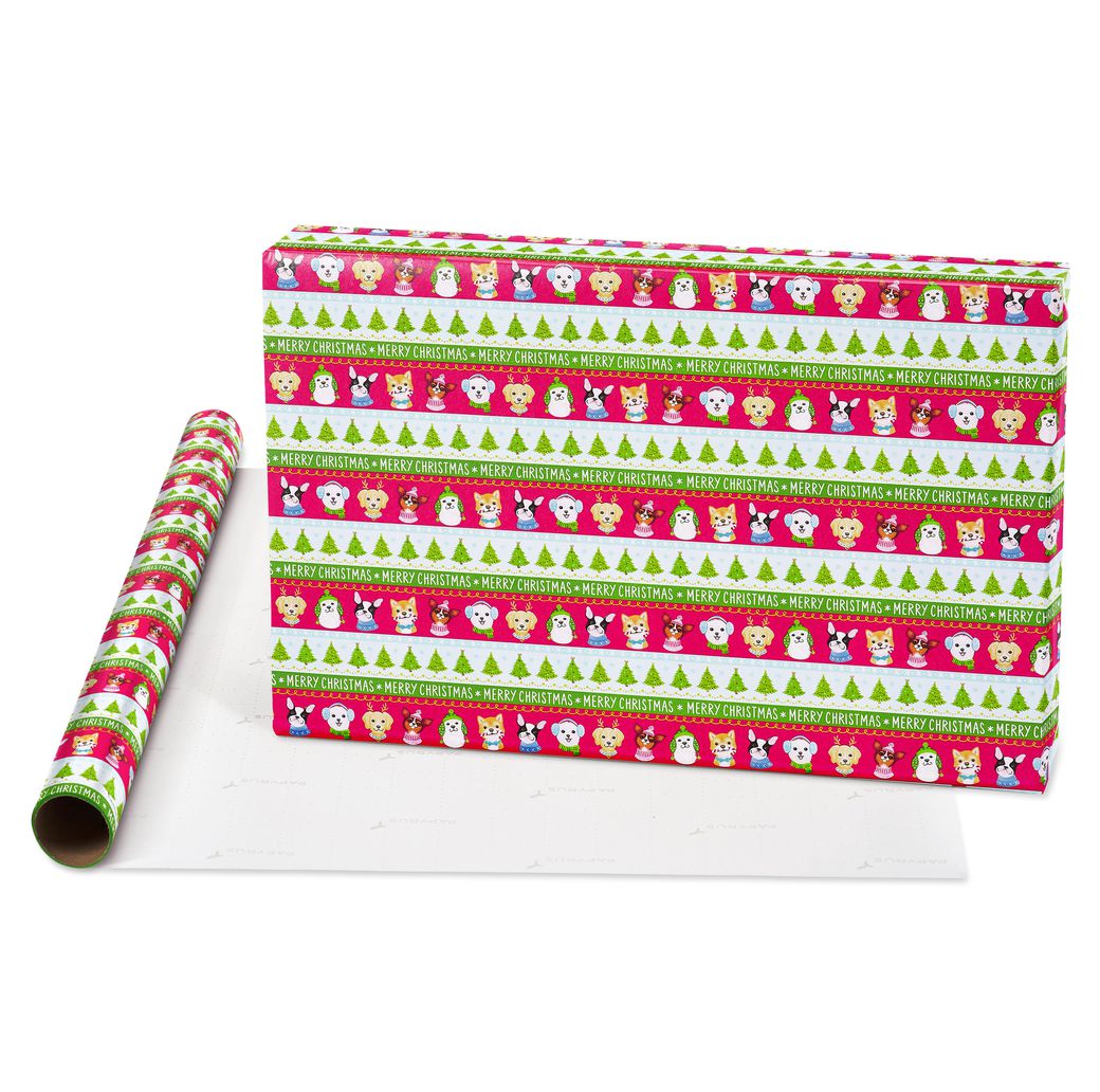 Woodland Friends Wild Animals In Forest Wrapping Paper by Bear & Mouse -  Cute4Kids