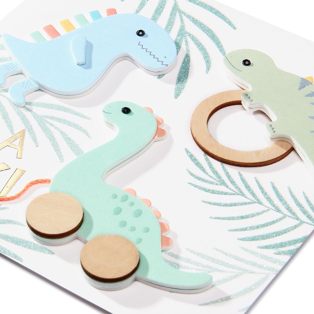 RAWRSOME Dinosaur Baby Shower Card