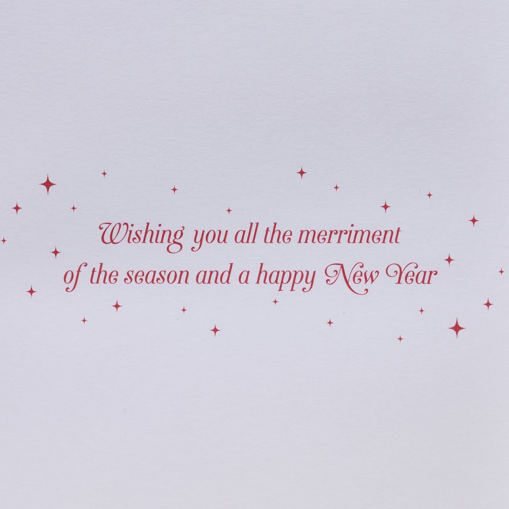 Merriment of the Season Christmas Greeting Card