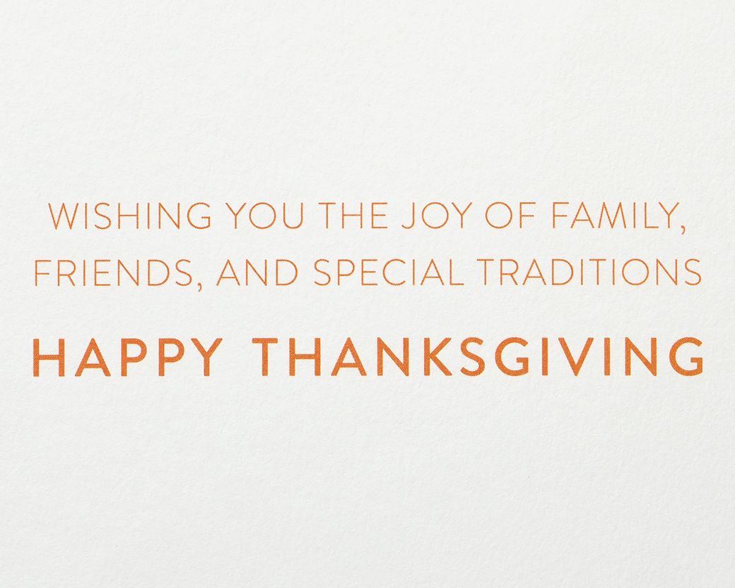 Blessed Happy Thanksgiving Greeting Card - Papyrus