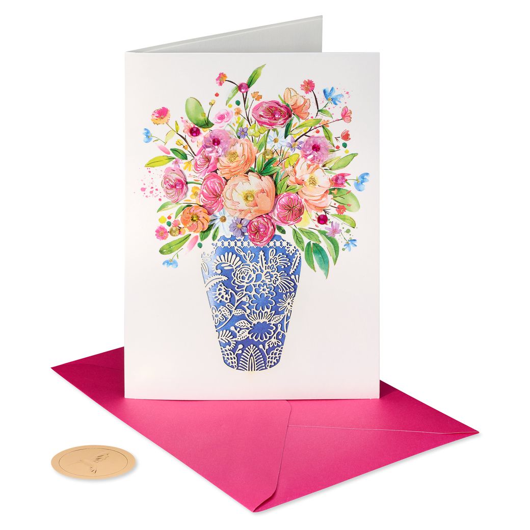 American Greetings Mother's Day Card For Daughter Purple Floral - View #8