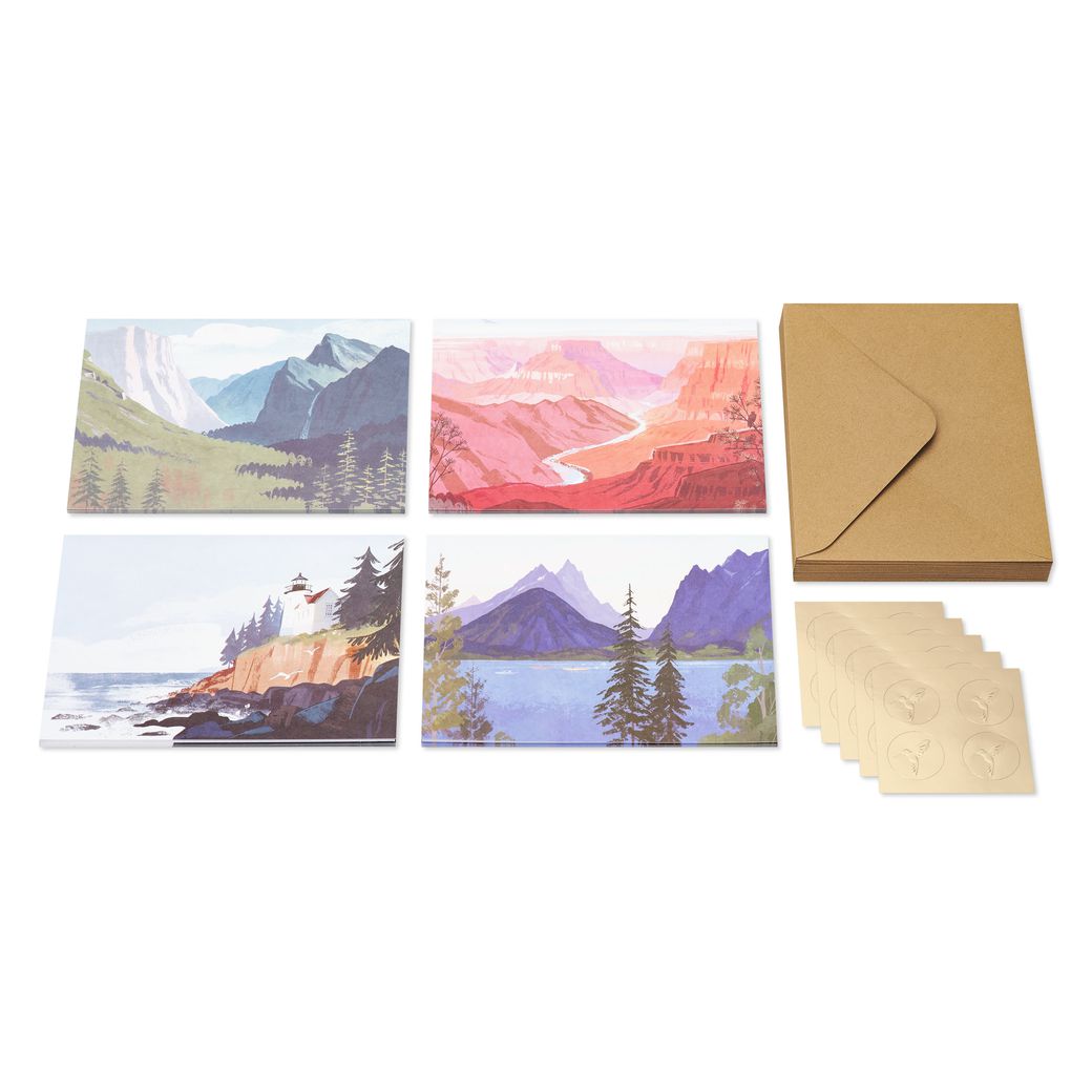 Blank Note Cards National Parks Note Cards - 20 Blank Cards With Envelopes For All Occasions National Park Themed Greeting Cards - View #10