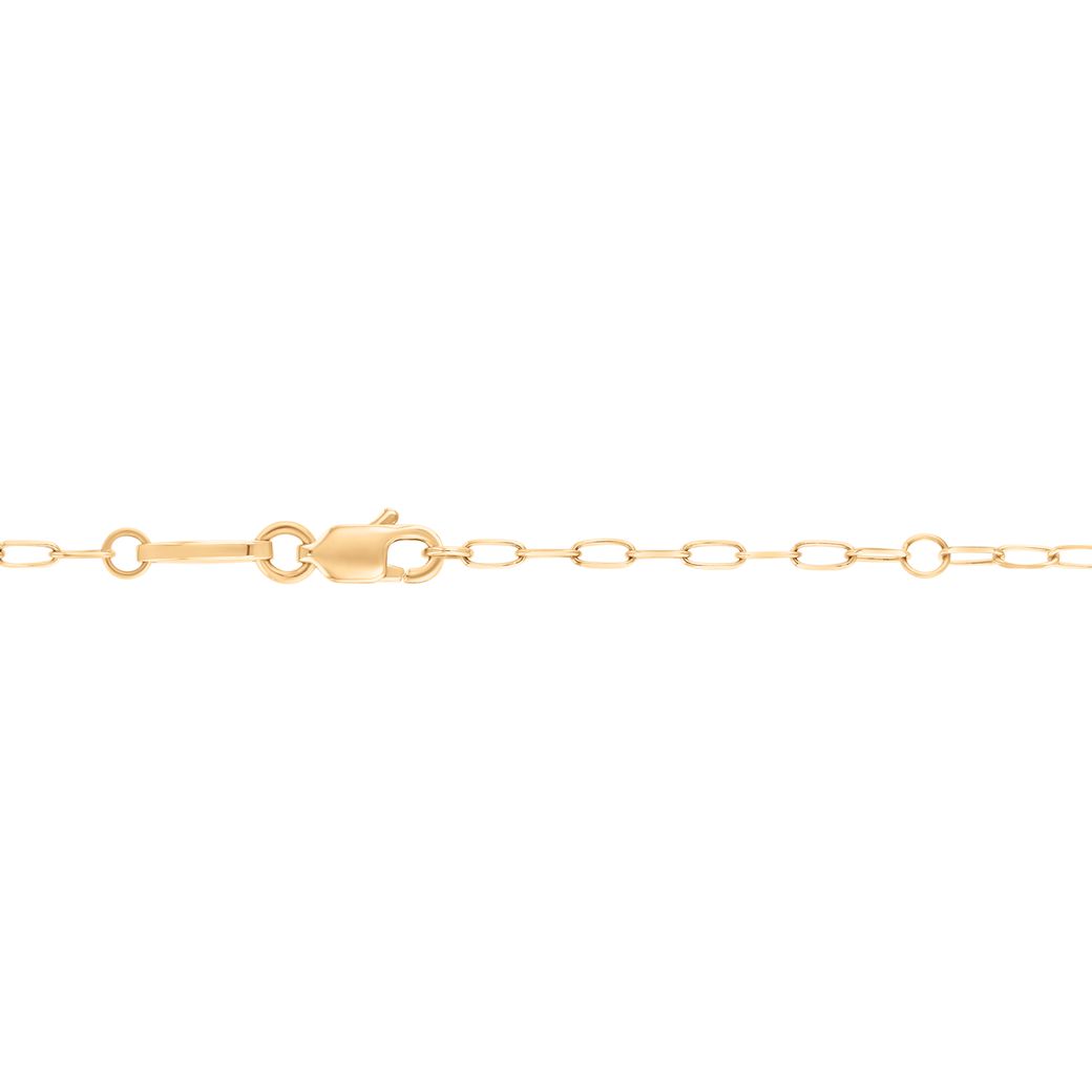 Papyrus Rhodolite Garnet Yellow Gold Triangle Pendant Necklace Image 3